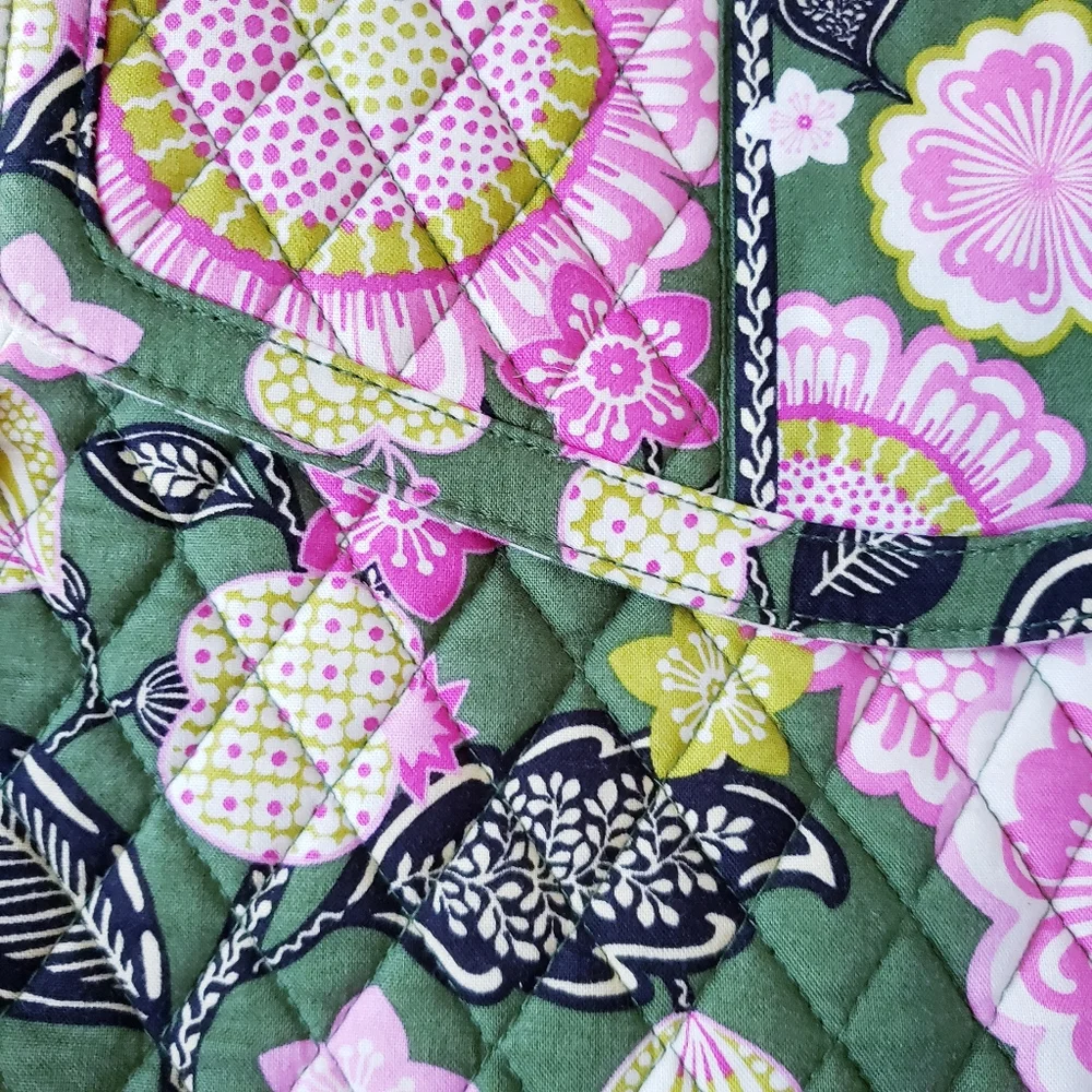 Vera Bradley Retired Olivia Pink Laptop Messenger Bag